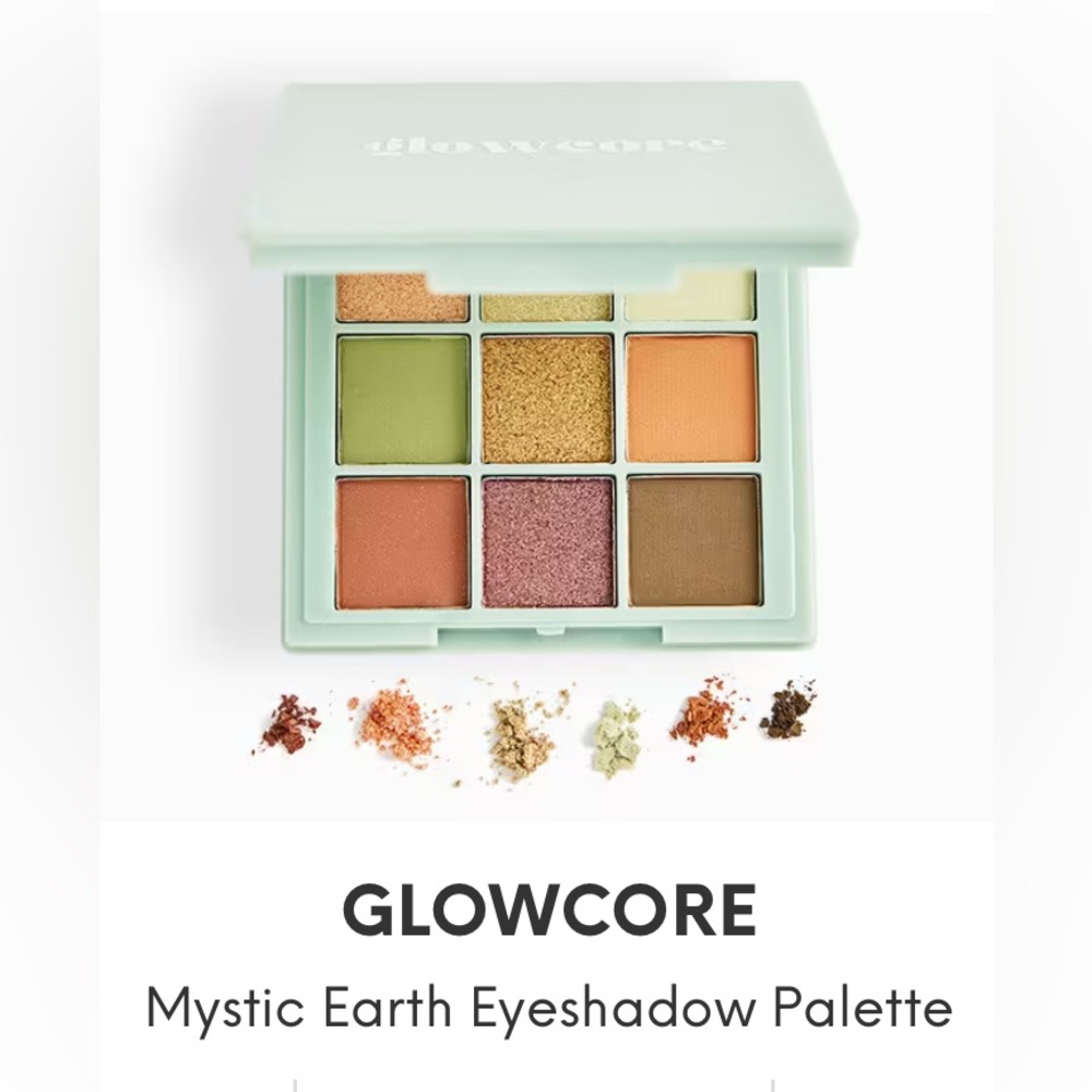 🌍 Glowcore Mystic Earth Eyeshadow Palette
